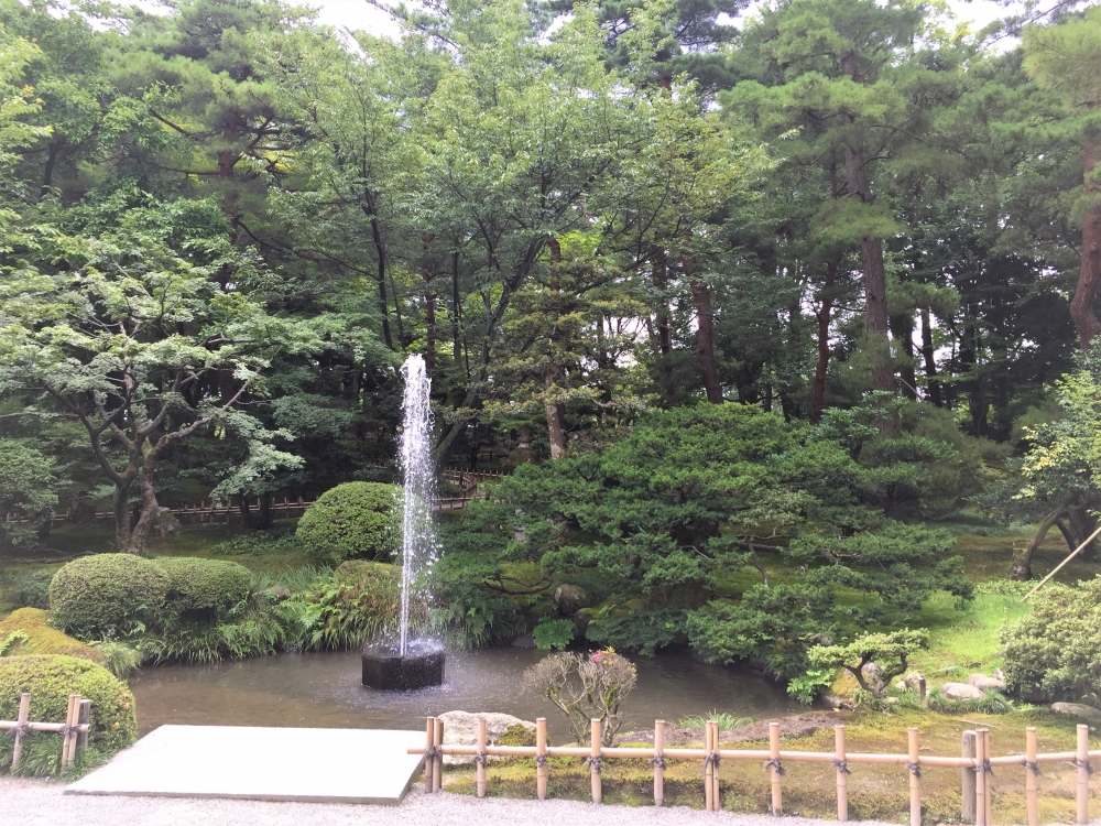 兼六園　噴水